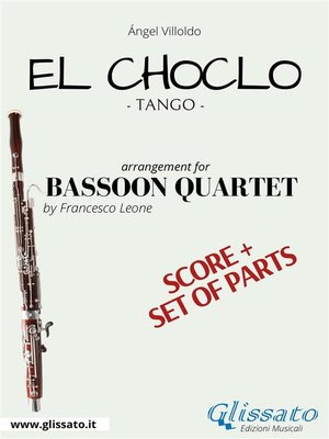 cover image of El Choclo--Bassoon Quartet score & parts